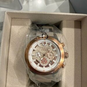 Mulco Beige and Rose Gold Watch